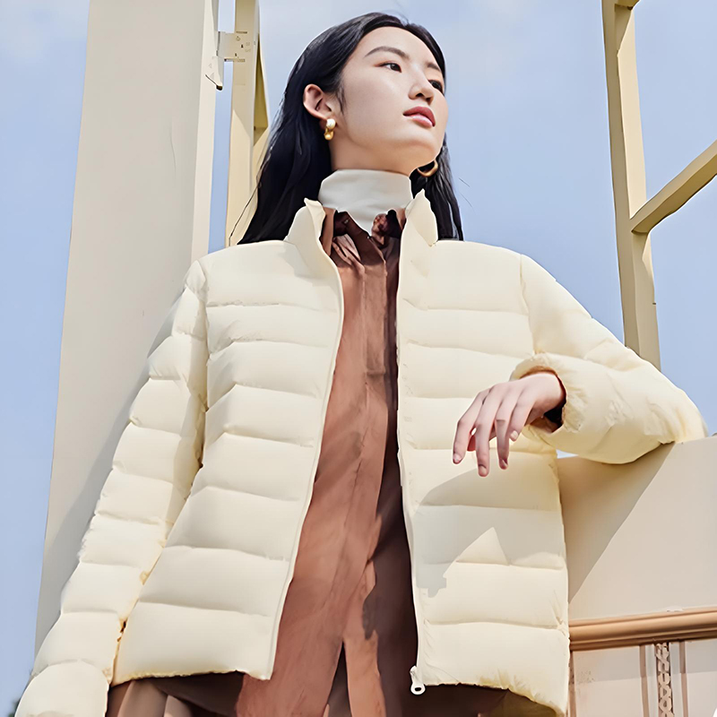 Geen benauwdheid, geen geur, grote donsjackvulling voor bergbeklimmen